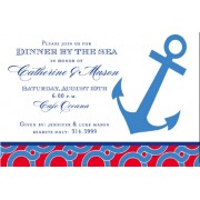 Nautical Invitation, Anchor, Inviting Company